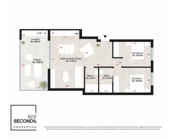 2 camera da letto Appartamento in vendita in Alhama de Murcia con piscina - 225.000 € (Rif: 9633192)