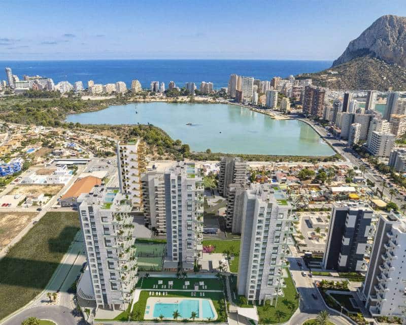 2 sovrum Strandlägenhet till salu i Calpe / Calp med pool - 450 000 € (Ref: 9633212)