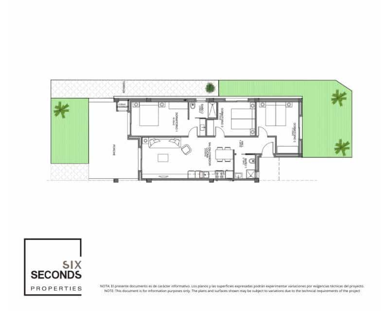 2 sypialnia Apartament na sprzedaż w Guardamar del Segura z basenem - 228 000 € (Ref: 9633245)