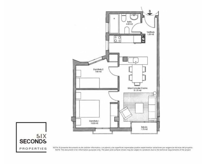 2 bedroom Apartment for sale in Avileses - € 100,000 (Ref: 9633266)