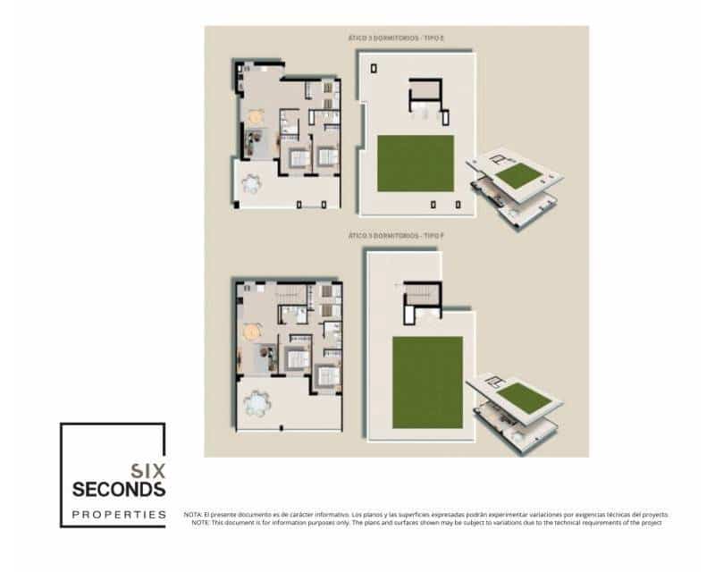 3 slaapkamer Penthouse te koop in Torrevieja met zwembad - € 540.000 (Ref: 9633290)