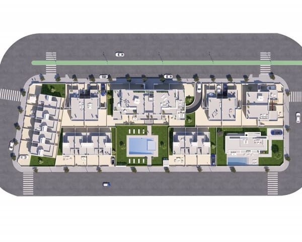 3 slaapkamer Strandappartement te koop in El Mojon, Pilar de la Horadada met zwembad - € 429.900 (Ref: 9633362)