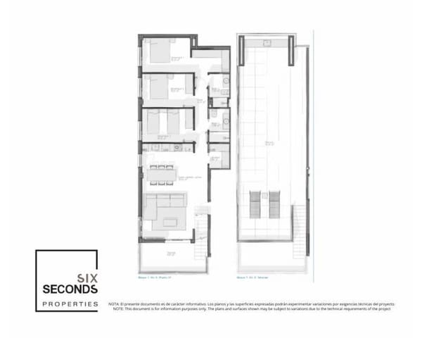 3 soverom Penthouse til salgs i Puerto Vera - Las Salinas, Vera med svømmebasseng - € 395 000 (Ref: 9633365)