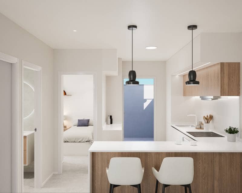 2 soverom Strandleiligheter til salgs i Pilar de la Horadada med svømmebasseng - € 369 900 (Ref: 9633369)