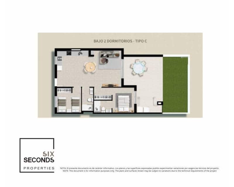 2 soverom Leilighet til salgs i Torrevieja med svømmebasseng - € 310 000 (Ref: 9633374)