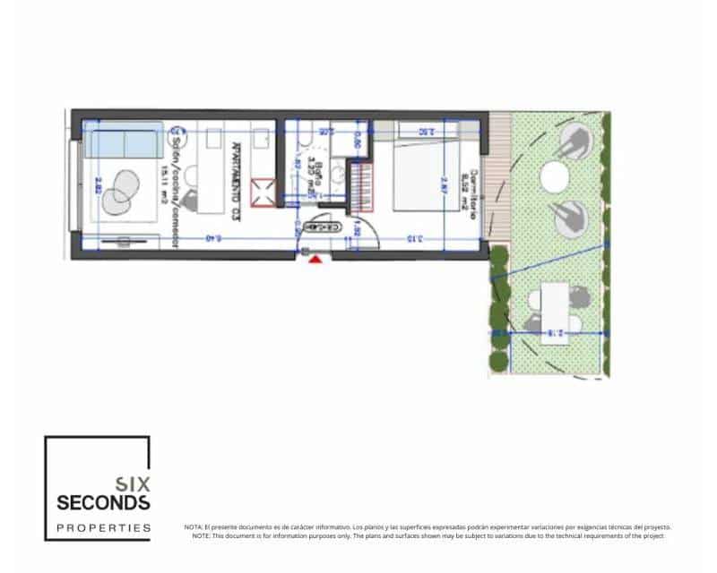 1 soverom Leilighet til salgs i Torrevieja med svømmebasseng - € 176 000 (Ref: 9633386)
