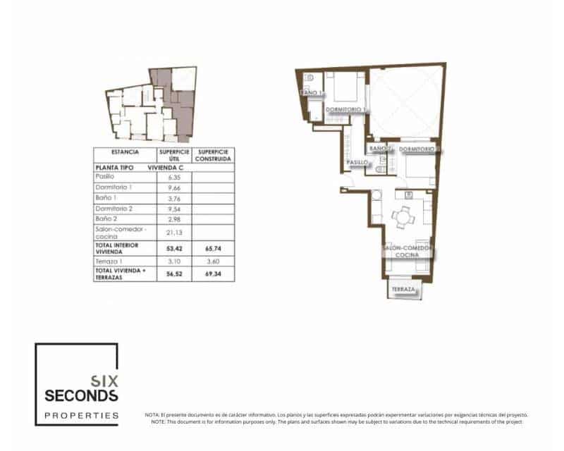 2 slaapkamer Appartement te koop in Torrevieja met zwembad - € 287.000 (Ref: 9633428)