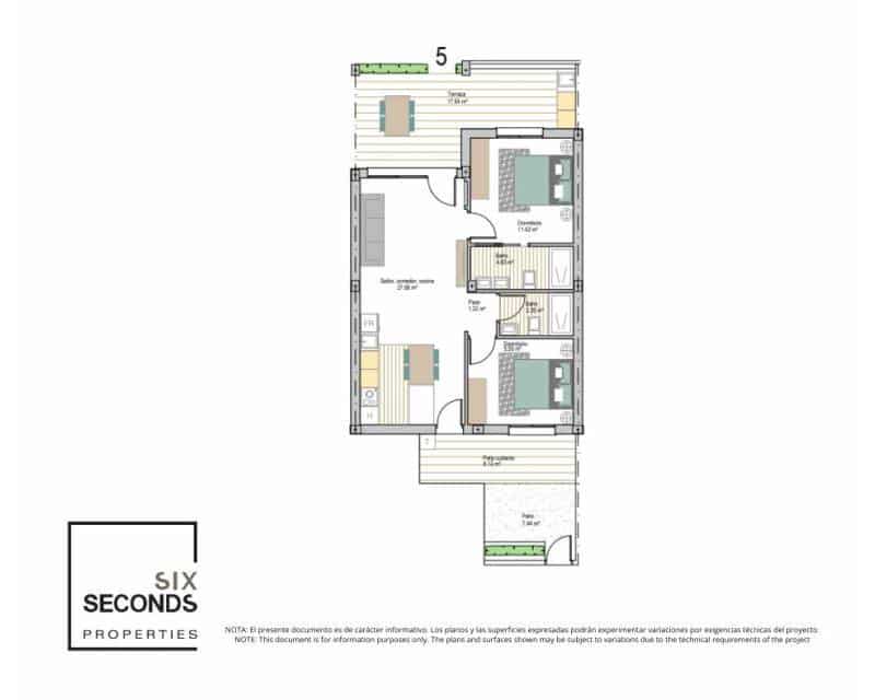 2 soveværelse Lejlighed til salg i Torre-Pacheco med swimmingpool - € 256.900 (Ref: 9633433)