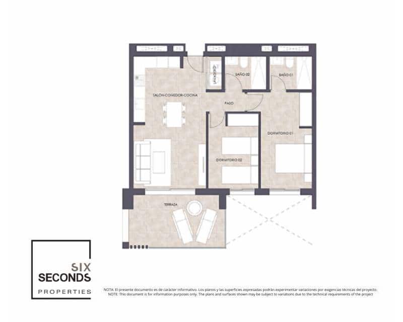 2 slaapkamer Appartement te koop in Calpe / Calp met zwembad - € 360.000 (Ref: 9633457)