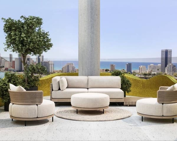 3 sovrum Strandlägenhet till salu i Pueblo, Calpe / Calp med pool - 710 000 € (Ref: 9633460)