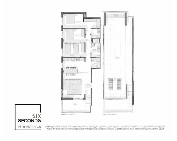 3 sypialnia Penthouse na sprzedaż w Puerto Vera - Las Salinas, Vera z basenem - 395 000 € (Ref: 9633516)
