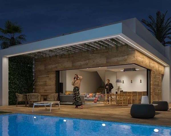 3 chambre Villa/Maison à vendre à Las Lomas de Rame - Bahía Bella, Los Alcázares avec piscine - 685 000 € (Ref: 9633531)