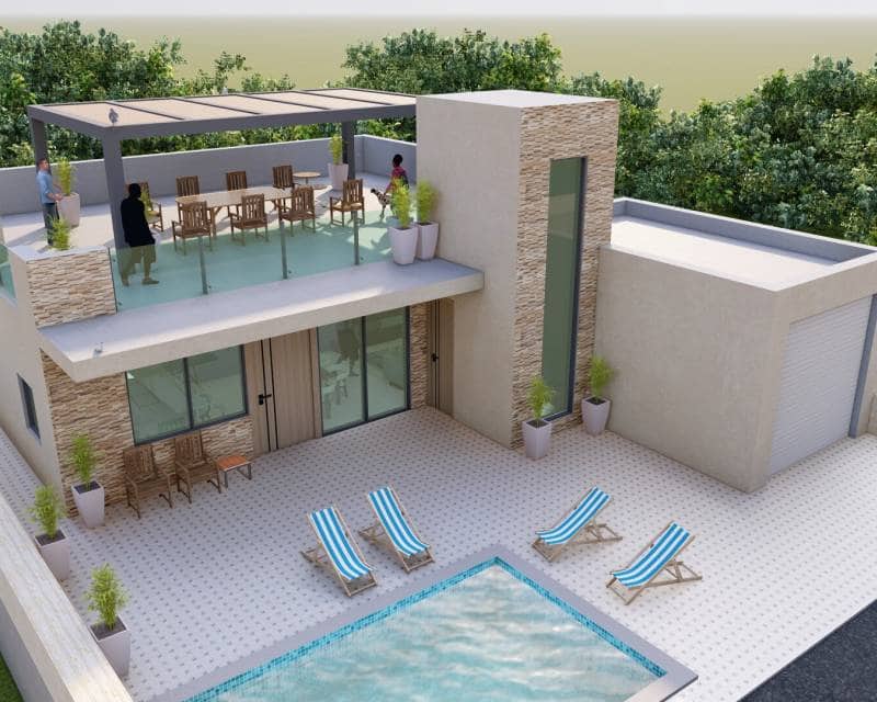 Chalet de 3 habitaciones en Fuente Alamo de Murcia en venta - 267.464 € (Ref: 9633582)