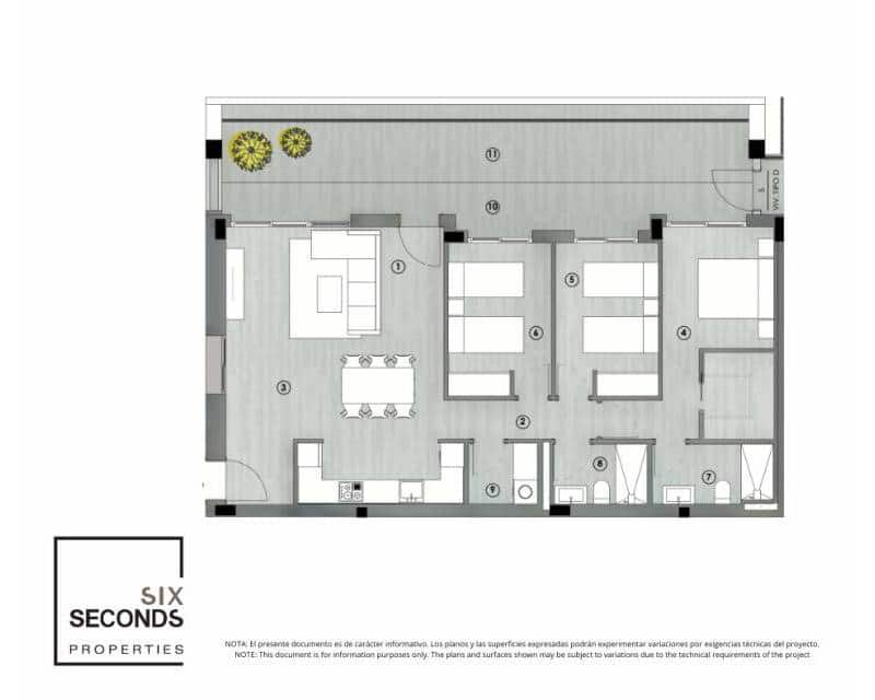 3 bedroom Apartment for sale in Alicante / Alacant city with pool - € 405,000 (Ref: 9633617)