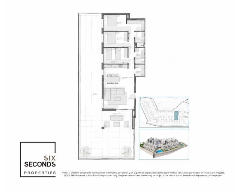 3 sovrum Lägenhet till salu i Vera med pool - 350 000 € (Ref: 9633644)
