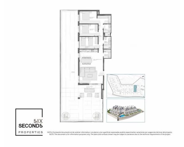 3 bedroom Apartment for sale in Puerto Vera - Las Salinas, Vera with pool - € 350,000 (Ref: 9633644)