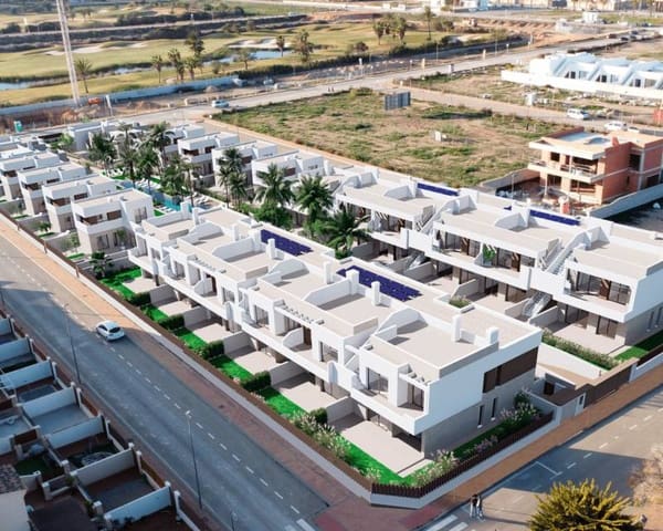 3 chambre Bungalow à vendre à Las Lomas de Rame - Bahía Bella, Los Alcázares avec piscine - 429 000 € (Ref: 9633667)