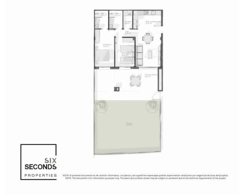 Apartamento de 2 habitaciones en Vera en venta con piscina - 285.000 € (Ref: 9641109)