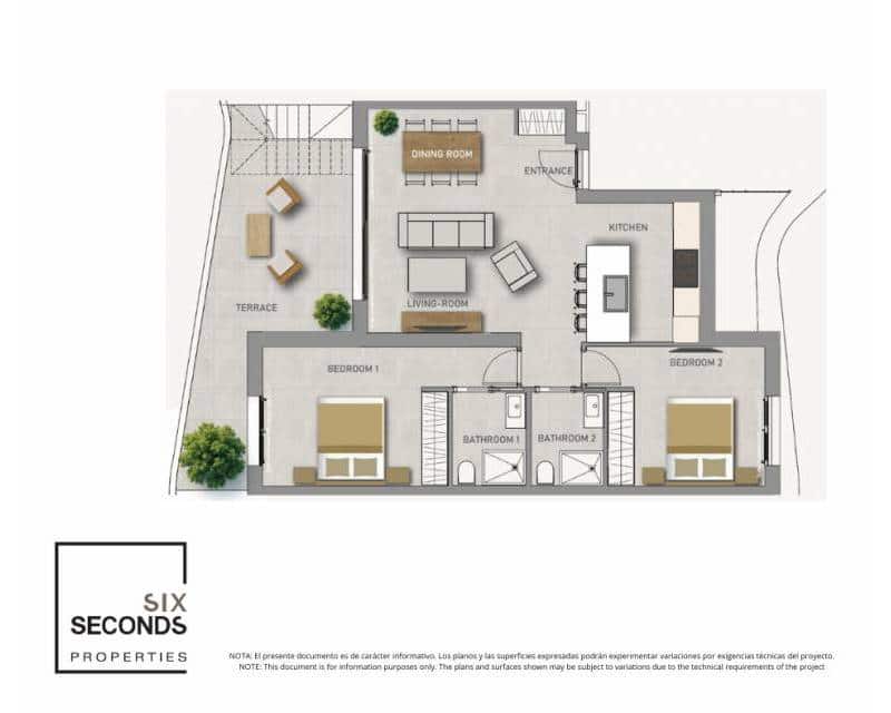 2 sypialnia Penthouse na sprzedaż w Guardamar del Segura z basenem - 375 000 € (Ref: 9641110)