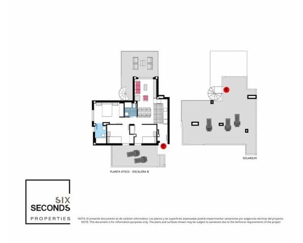 3 soverom Penthouse til salgs i Les Bassetes - El Marjal, Dénia med svømmebasseng - € 499 000 (Ref: 9641111)