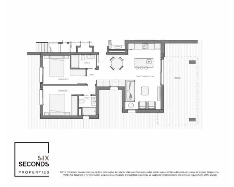 2 soverom Leilighet til salgs i Murcia by med svømmebasseng - € 229 900 (Ref: 9641196)