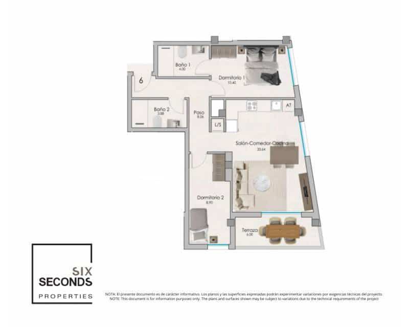 2 bedroom Apartment for sale in Santa Pola with pool - € 245,000 (Ref: 9641215)