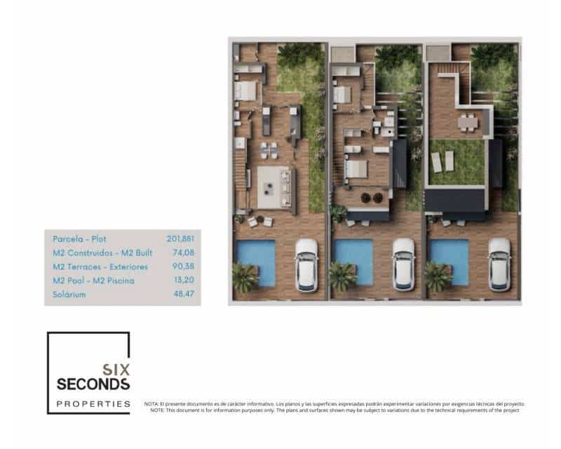 3 slaapkamer Halfvrijstaande villa te koop in San Pedro del Pinatar - € 479.900 (Ref: 9641243)