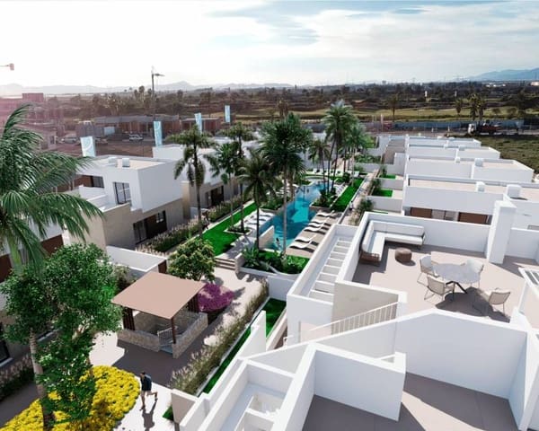 3 soveværelse Bungalow til salg i Las Lomas de Rame - Bahía Bella, Los Alcázares med swimmingpool - € 350.000 (Ref: 9641268)