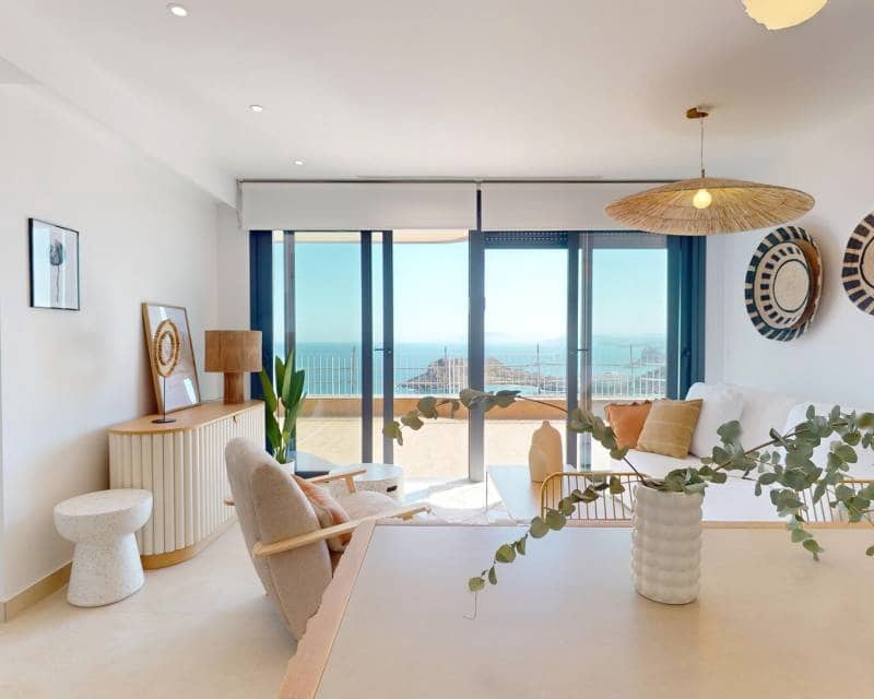 2 sovrum Strandlägenhet till salu i Aguilas med pool - 385 000 € (Ref: 9641277)