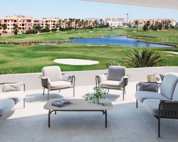 2 Zimmer Strandapartment zu verkaufen in Las Lomas de Rame - Bahía Bella, Los Alcázares mit Pool - 279.900 € (Ref: 9641280)