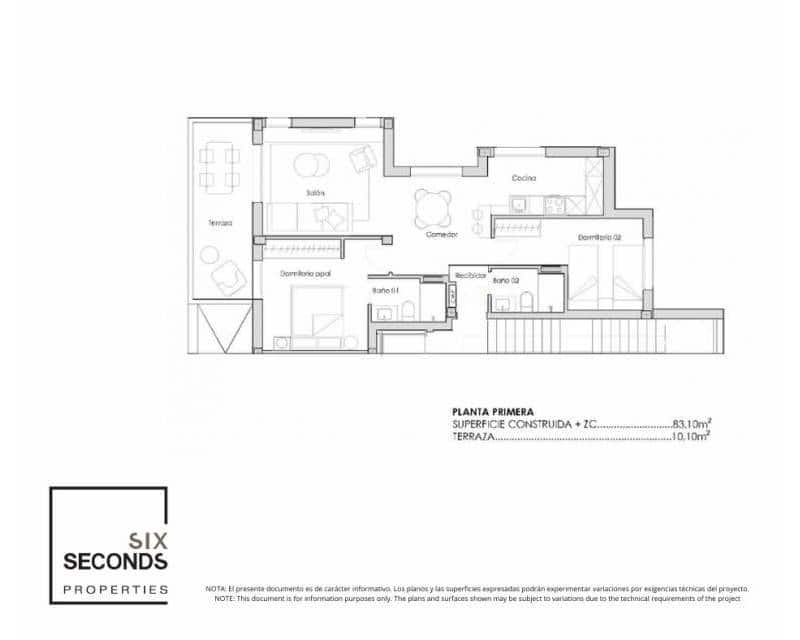 2 soveværelse Lejlighed til salg i Torre-Pacheco med swimmingpool - € 289.900 (Ref: 9641302)