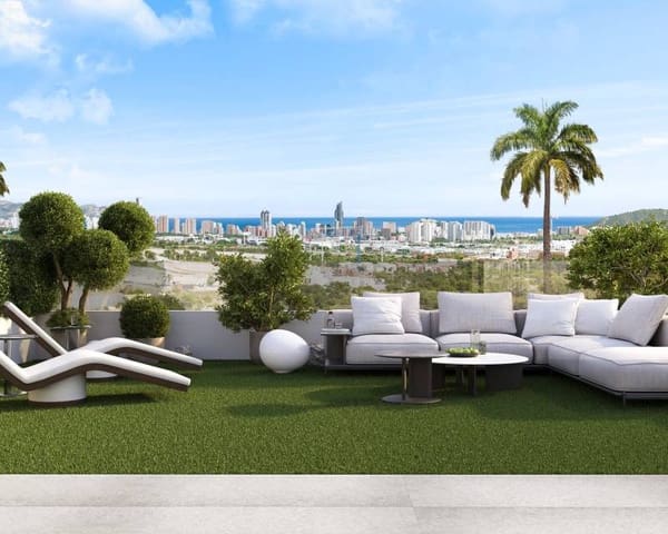 2 Zimmer Apartment zu verkaufen in Balcón de Finestrat - Terra Marina, Finestrat mit Pool - 570.000 € (Ref: 9641308)