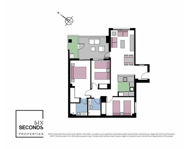 3 sovrum Lägenhet till salu i Mil Palmeras, Pilar de la Horadada med pool - 325 000 € (Ref: 9641312)