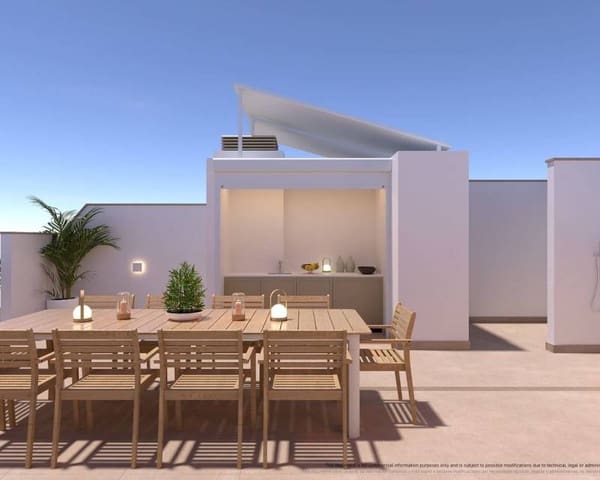 2 sypialnia Apartament na sprzedaż w Torre de la Horadada, Pilar de la Horadada z basenem - 375 000 € (Ref: 9641328)