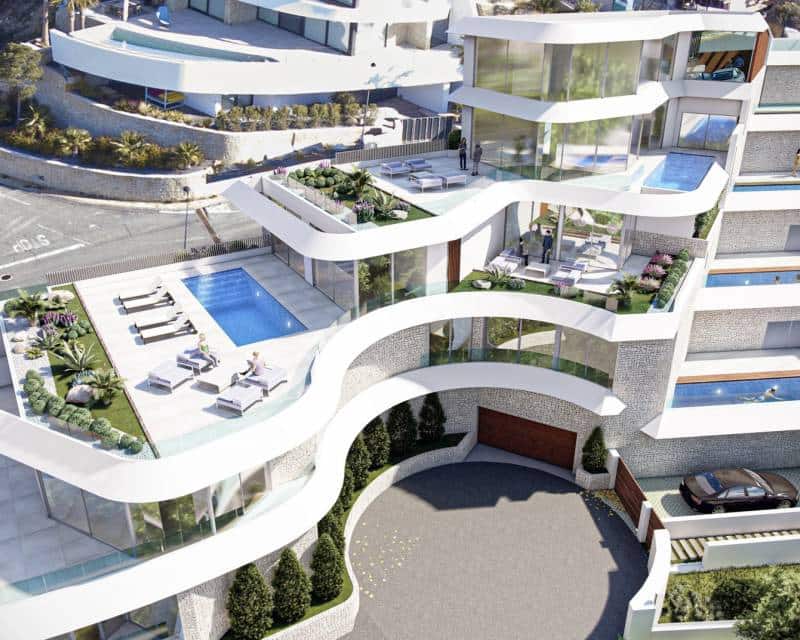 3 chambre Penthouse à vendre à Calpe / Calp avec piscine - 2 150 000 € (Ref: 9642497)