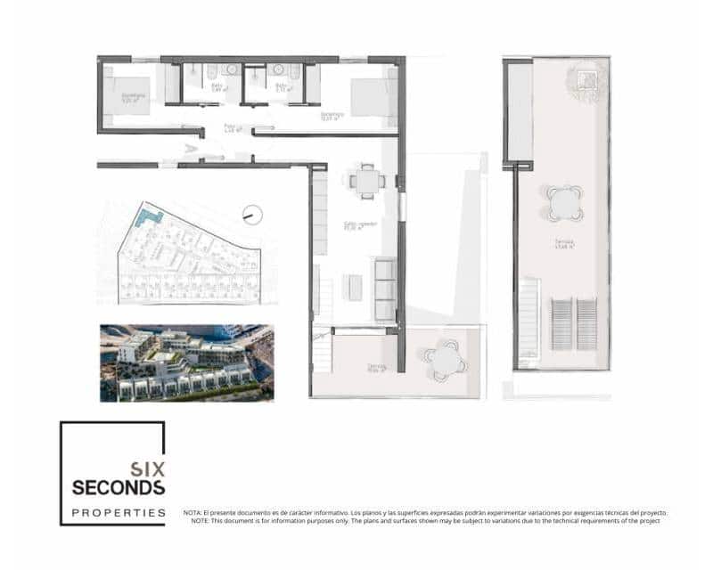 2 chambre Penthouse à vendre à Aguilas avec piscine - 297 000 € (Ref: 9642535)