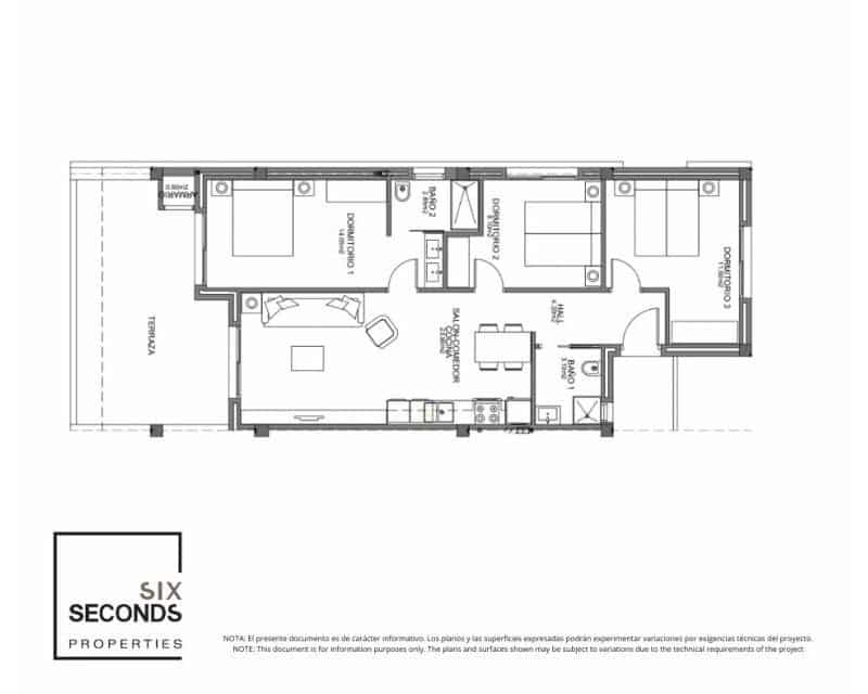 2 camera da letto Attico in vendita in Guardamar del Segura con piscina - 251.000 € (Rif: 9642557)