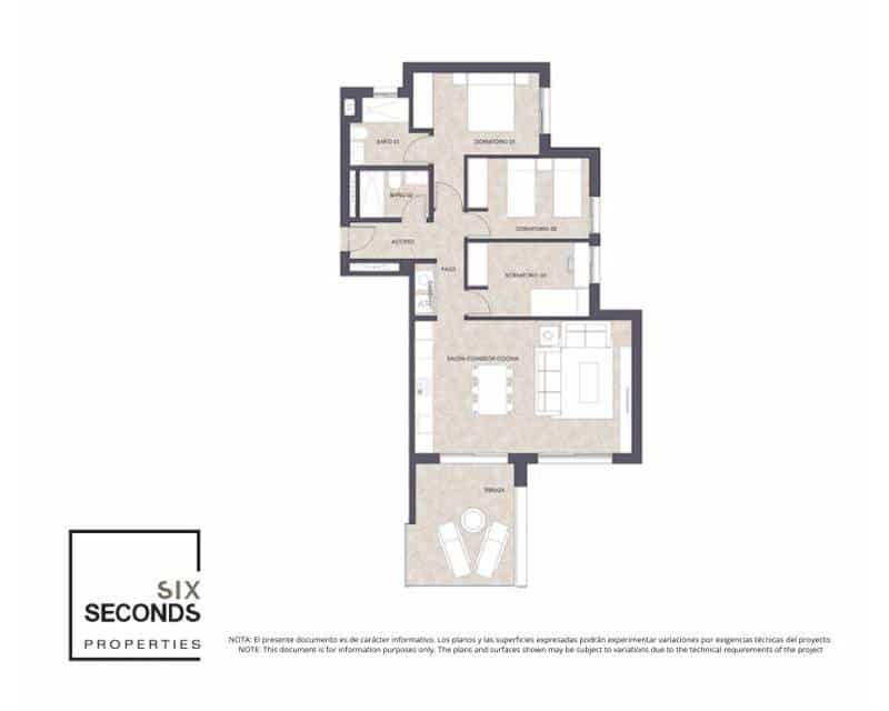 3 sypialnia Apartament na sprzedaż w Calpe / Calp z basenem - 396 000 € (Ref: 9642630)