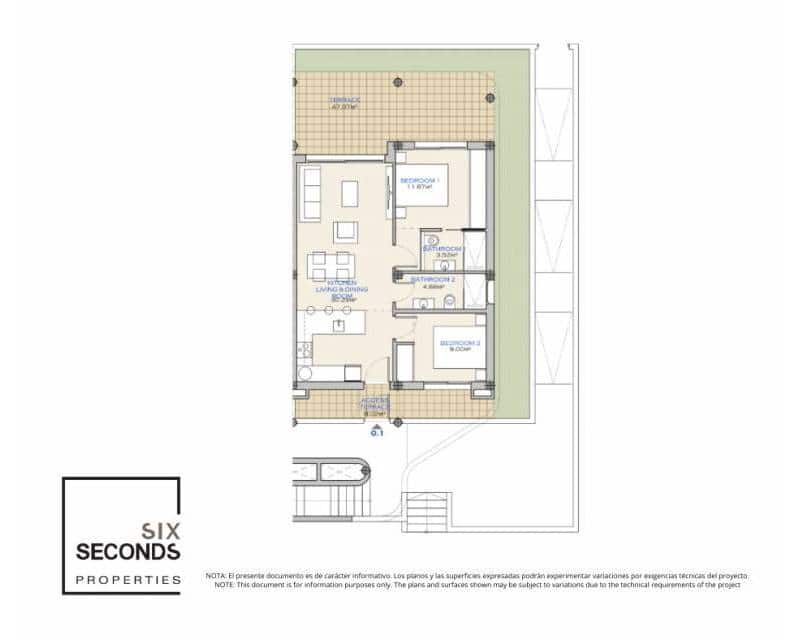 2 soveværelse Lejlighed til salg i Los Alcazares med swimmingpool - € 275.000 (Ref: 9642668)