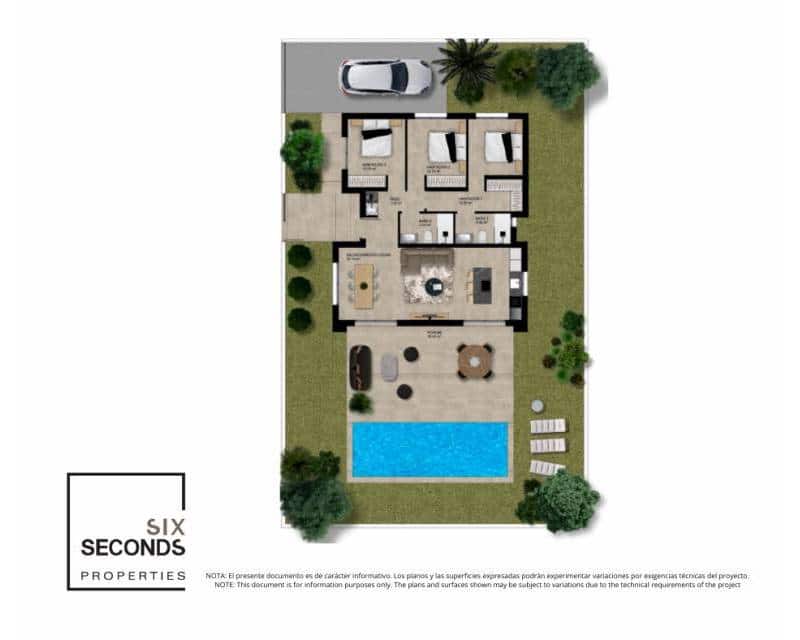 3 Zimmer Villa zu verkaufen in Hondon de las Nieves - 325.900 € (Ref: 9642684)