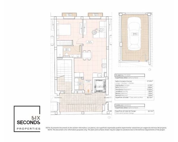 1 bedroom Apartment for sale in Hondón de las Nieves with pool - € 175,000 (Ref: 9642698)