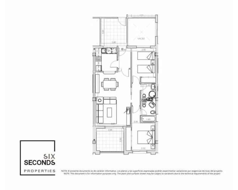 2 soveværelse Lejlighed til salg i Orihuela Costa med swimmingpool - € 185.500 (Ref: 9642718)