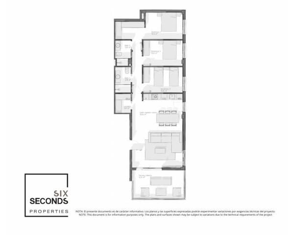 3 soverom Leilighet til salgs i Puerto Vera - Las Salinas, Vera med svømmebasseng - € 265 000 (Ref: 9642724)