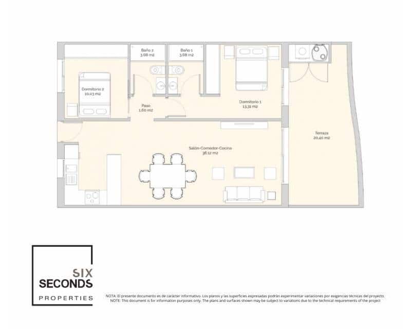 2 camera da letto Appartamento in vendita in Finestrat con piscina - 329.900 € (Rif: 9642727)