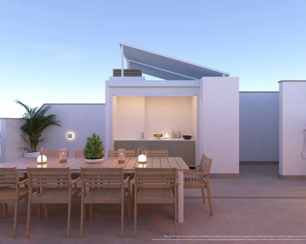 3 sypialnia Apartament na sprzedaż w Torre de la Horadada, Pilar de la Horadada z basenem - 380 000 € (Ref: 9642736)