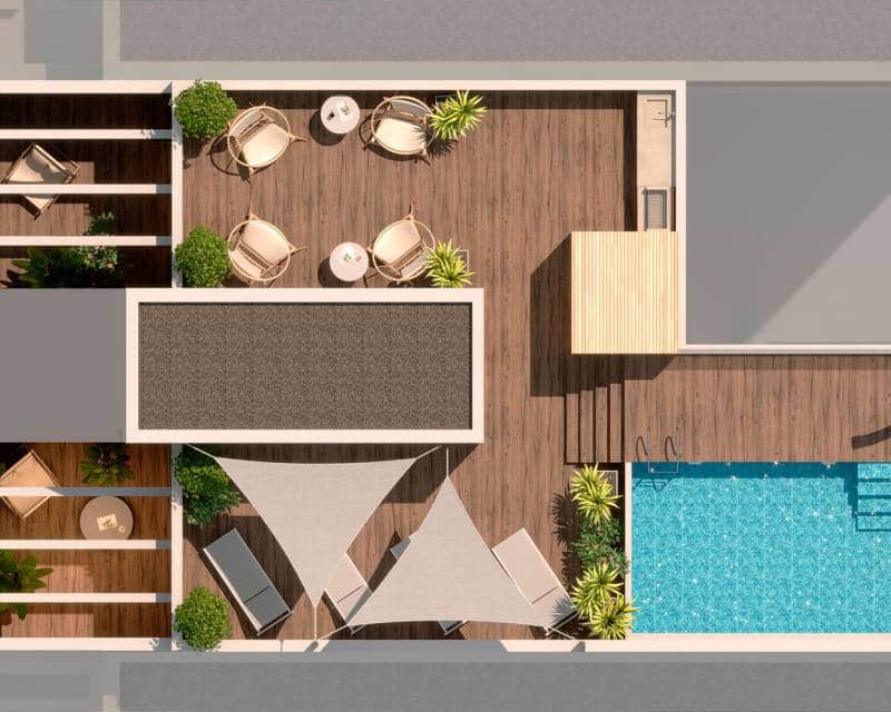 1 Zimmer Apartment zu verkaufen in Torrevieja mit Pool - 185.000 € (Ref: 9642740)