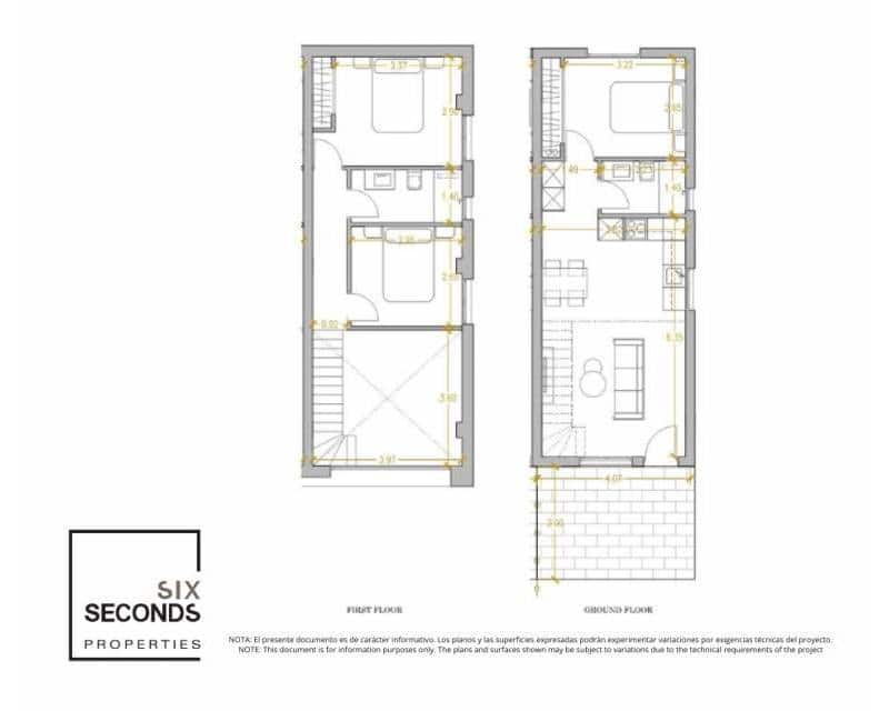 3 bedroom Semi-detached Villa for sale in Orihuela with pool - € 319,900 (Ref: 9642793)