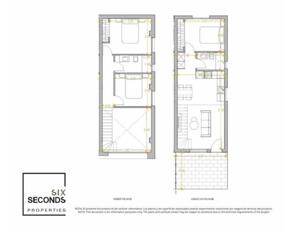 3 chambre Villa/Maison Semi-Mitoyenne à vendre à Los Almendros (Orihuela Costa), Orihuela avec piscine - 319 900 € (Ref: 9642793)