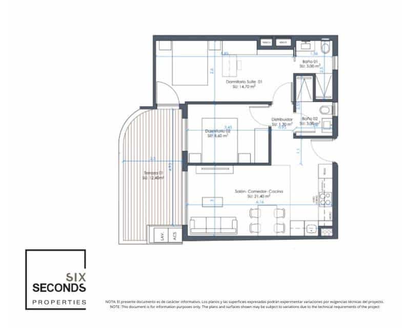 2 camera da letto Appartamento in vendita in Guardamar del Segura con piscina - 302.000 € (Rif: 9642802)