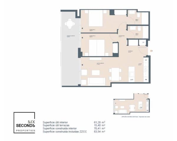 2 chambre Appartement à vendre à Centro ciudad, Javea / Xàbia avec piscine - 390 500 € (Ref: 9645646)